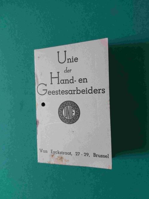 Unie Vakbond Oorlog Guerre Boek Werknemer Baas Staking, Verzamelen, Retro, Overige typen, Verzenden