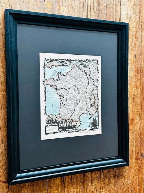 Pierre Alechinsky tekening gesigneerd, Antiek en Kunst, Kunst | Litho's en Zeefdrukken, Ophalen