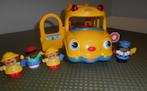 Fischer Price Little People Schoolbus met  4 figuurtjes, Kinderen en Baby's, Speelgoed | Fisher-Price, Ophalen of Verzenden, Zo goed als nieuw