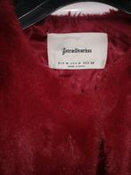 vestje in velours faux fur maat M stradivarius wijnrood, Jasje, Maat 38/40 (M), Ophalen of Verzenden, Zo goed als nieuw