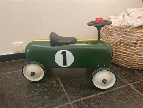Baghera Racer retro loopauto Groen, Kinderen en Baby's, Speelgoed | Buiten | Voertuigen en Loopfietsen, Zo goed als nieuw, Ophalen