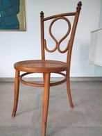1910 Art Nouveau Unvar stoel caning hout stijl Thonet, Ophalen