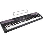 Piano électrique Thomann DP-26 + support (Très bon état), Muziek en Instrumenten, Piano's, Ophalen, Zwart, Digitaal, Zo goed als nieuw