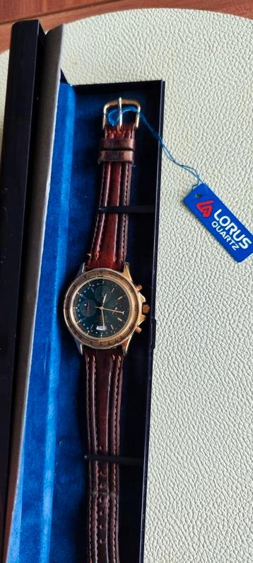 Alarme chronographe à quartz Lorus 5bar, Enlèvement ou Envoi, Étanche, Utilisé, Lorus