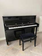 Buffetpiano Nordfeld, zwart hoogglans, Muziek en Instrumenten, Piano's, Ophalen, Gebruikt, Zwart, Piano