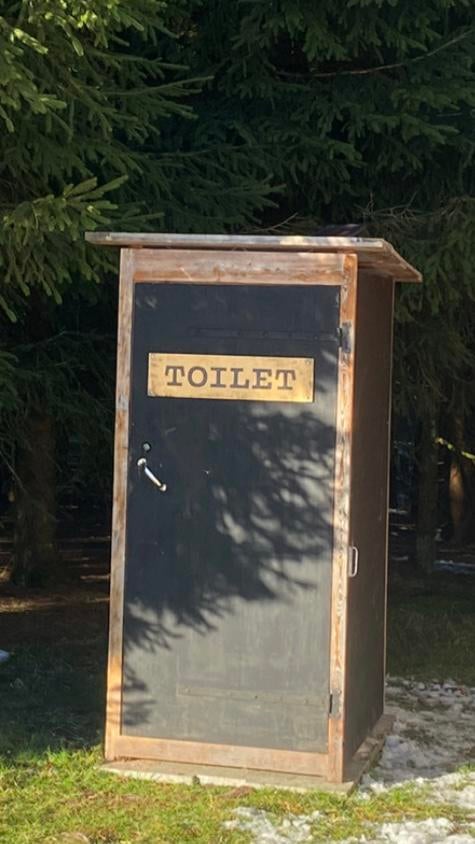 WC suédois + lave-mains, Caravanes & Camping, Accessoires de camping, Utilisé, Enlèvement