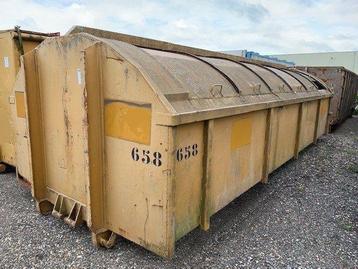All-in Container 'huisje'-model met schuifdeksel ca. 20m³ beschikbaar voor biedingen