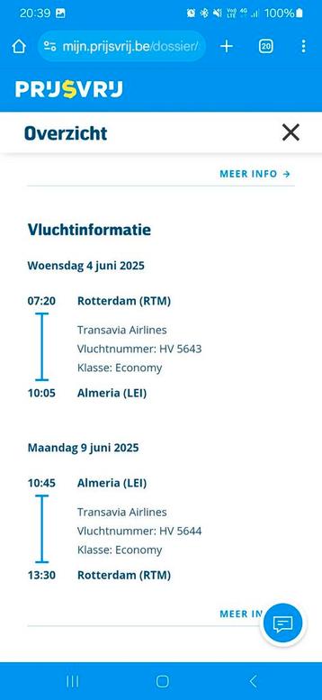 Last minute vakantie naar spanje 04_06 t/m 09_06  2 PERS beschikbaar voor biedingen