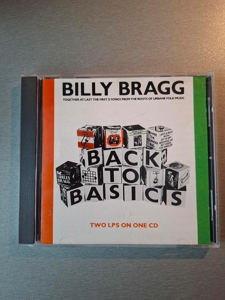 Cd. Billy Bragg. Back to basics., Cd's en Dvd's, Cd's | Pop, Ophalen of Verzenden