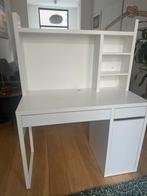 Bureau Micke incl. opzetdeel IKEA, Huis en Inrichting, Bureaus, Ophalen, Zo goed als nieuw, Bureau