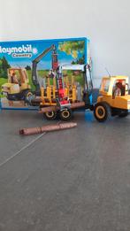 Playmobil 6813: Houttransport met beweegbare laadkraan, Ophalen of Verzenden, Zo goed als nieuw