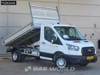 Ford Transit 130pk Open Laadbak Dubbellucht Trekhaak Pritsch, Auto's, Stof, Euro 6, 4 cilinders, 2000 kg