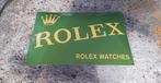 Rolex watches emaillen reclame bord verzamel decoratie, Reclamebord, Ophalen of Verzenden, Zo goed als nieuw