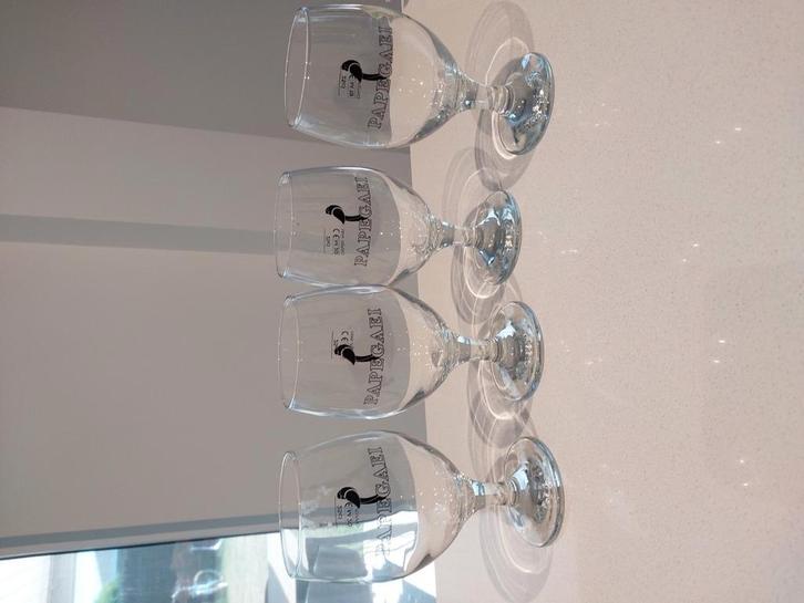 Set de verres Perroquet, Collections, Verres & Petits Verres, Comme neuf, Verre à bière, Enlèvement ou Envoi