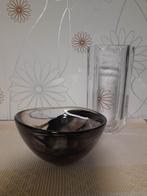Glazen vaas en kom van het merk "Kosta Boda", Enlèvement ou Envoi, Comme neuf, Verre