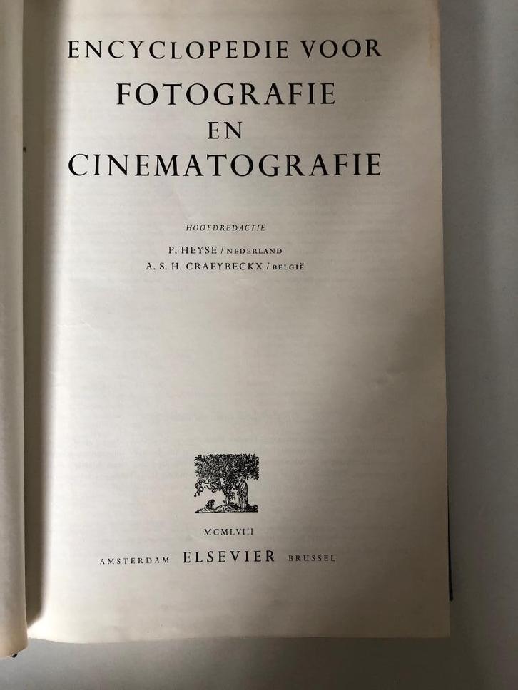 Boek Encyclopedie voor fotografie en cinematografie, Boeken, Encyclopedieën, Ophalen of Verzenden