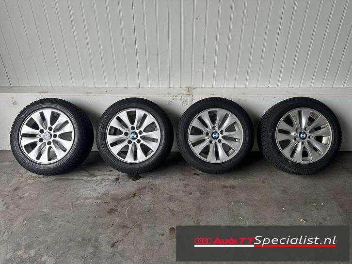 Winterbanden set op 16' velgen BMW 1-Serie, Auto-onderdelen, Banden en Velgen, Banden en Velgen, Winterbanden, 16 inch, 205 mm