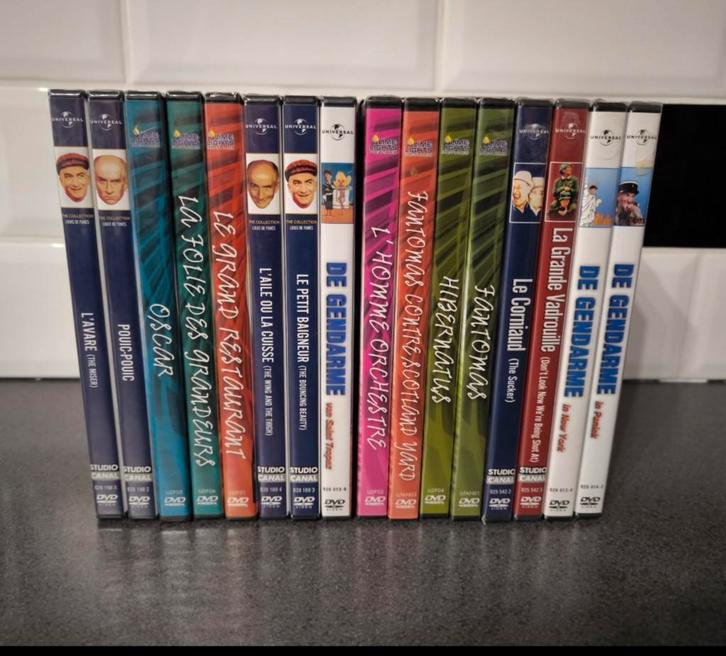 Nieuwe volledige dvd verzamel collectie van Louis de Funes, Cd's en Dvd's, Dvd's | Tv en Series, Zo goed als nieuw, Ophalen of Verzenden