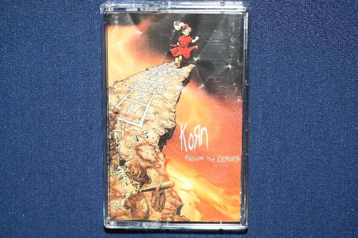 Korn – Follow The Leader, Cd's en Dvd's, Cassettebandjes, Gebruikt, Rock en Metal, 1 bandje, Ophalen of Verzenden