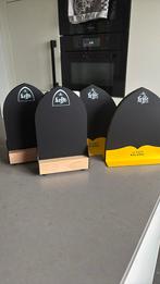 Leffe krijt bordjes, Verzamelen, Ophalen of Verzenden, Zo goed als nieuw, Leffe
