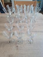 Vintage : 17 wijnglazen maiskolf / doyen Belgium, Enlèvement ou Envoi, Comme neuf