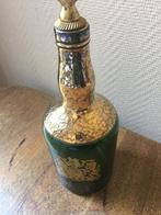 Groen met goud drankfles Whisky, Antiek en Kunst, Ophalen