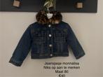 MonnaLisa jeansvest zo goed als nieuw, Kinderen en Baby's, Ophalen, Meisje, Zo goed als nieuw, Jasje