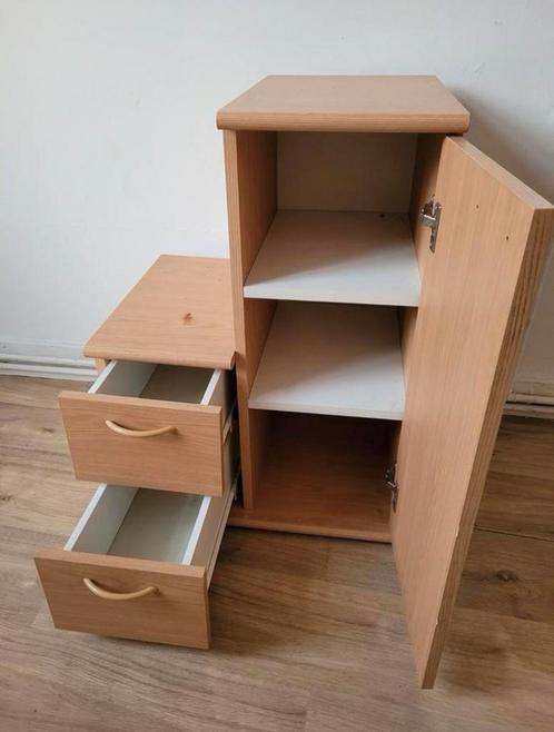 Schitterend houten dressoir met laden van gebleekt eikenhout, Huis en Inrichting, Kasten | Ladekasten, Zo goed als nieuw, Ophalen