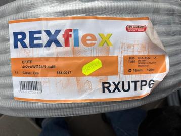 RJ45 Cat6 UTP-netwerkkabel (RexFlex) — 48 meter beschikbaar voor biedingen