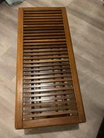 Vintage vouwbare salontafel in walnoot, Huis en Inrichting, Tafels | Salontafels, Ophalen of Verzenden, Zo goed als nieuw