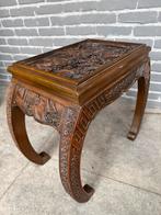 Oosters tafel krukje Houtsnijwerk, Antiek en Kunst, Ophalen