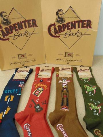 12 Paar Lange Sokken 8-12J Carpenter Socks Nieuw beschikbaar voor biedingen