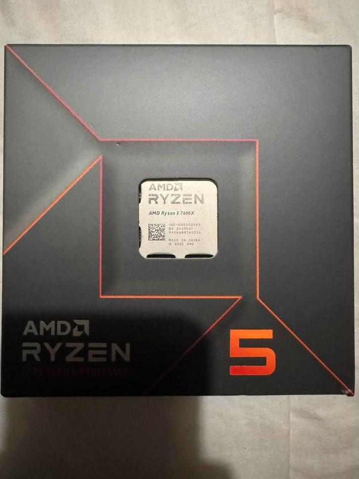 AMD Ryzen 5 7600X-processor, Computers en Software, Processors, Gebruikt, 6-core, 4 Ghz of meer, Ophalen of Verzenden