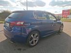 Peugeot 308 GT Line, Auto's, USB, Blauw, Leder, Particulier