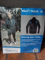 maat XL / heren Ksport running jack sportjas - NIEUW, Zwart, Ophalen of Verzenden, Ksport, Maat 56/58 (XL)