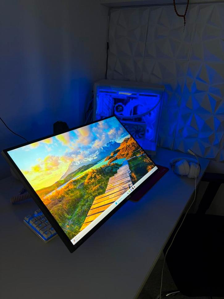 PC COMPLET FULL WHITE, Computers en Software, Monitoren, Zo goed als nieuw, Gaming, Ophalen