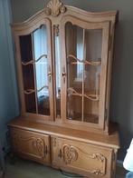 Dressoir en vitrinekast vintage, Huis en Inrichting, Kasten | Vitrinekasten, Ophalen, Gebruikt