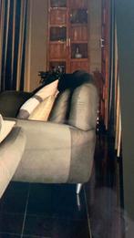 Leuke 2 zit bank, Huis en Inrichting, Ophalen, Tweepersoons, Leer, Zo goed als nieuw