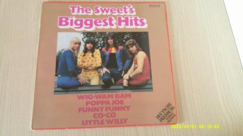 The Sweet – Biggest hits (LP), Cd's en Dvd's, Vinyl | Rock, Gebruikt, Poprock, Ophalen of Verzenden