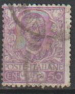 Italie 1901 n 82, Timbres & Monnaies, Affranchi, Envoi