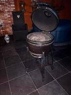 Green egg barbecue deluxe, Tuin en Terras, Houtskoolbarbecues, Ophalen, Gebruikt, Big green egg, Met accessoires