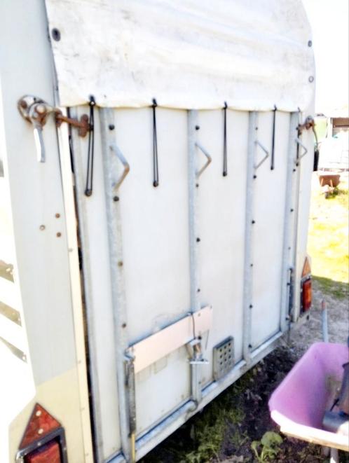 Paarden trailer /caravan/eet truck, Dieren en Toebehoren, Paarden en Pony's | Trailers en Aanhangwagens, Zo goed als nieuw, Polyester