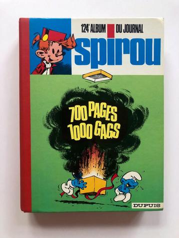 Album Spirou 124 - Reliure 1972 avec ses suppléments