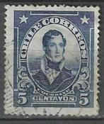 Chili 1915/1927 - Yvert 112 - Thomas Cochrane (ST), Timbres & Monnaies, Timbres | Amérique, Affranchi, Envoi