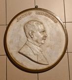 Brouwerij Cristal Alken Excl. Beeldhouwwerk Jozef Indekeu, Verzamelen, Ophalen, Gebruikt, Reclamebord, Plaat of Schild, Overige merken