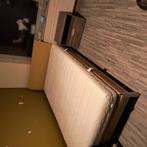 Bed + nachtkastje, Huis en Inrichting, Slaapkamer | Bedden, Ophalen, Zo goed als nieuw, 120 cm