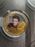 Pièce médaille Elvis Presley plaquée or 24 carats, Autres valeurs, Or, Série, Autres pays