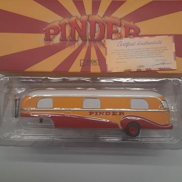 CIRCUS PINDER 1/43: WOONWAGEN AANHANGER*NEW*MIB* beschikbaar voor biedingen