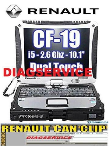 DIAGNOSTIC AUTO ANTICHOC RENAULT CAN CLIPV212 FULL CHIP beschikbaar voor biedingen