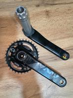 SRAM XX1 Eagle Quarq DUB SL Power Meter Crankset 175mm 34T, Fietsen en Brommers, Crankstel of Pedalen, Gebruikt, Verzenden, Mountainbike
